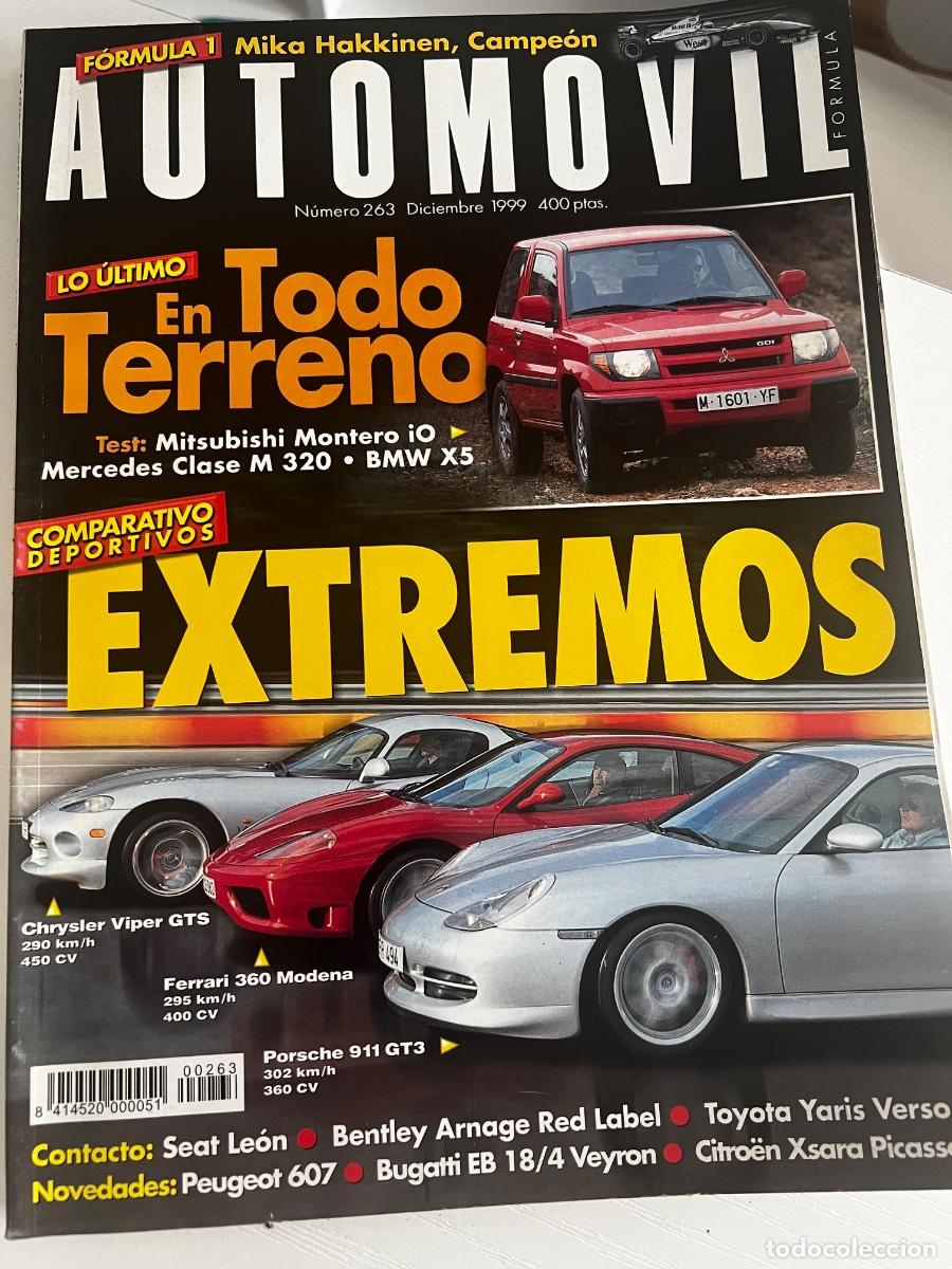Coches: AUTOM&Oacute;VIL. N&deg; 263. DICIEMBRE 1999. LO ULTIMO EN TODO TERRENO. COMPARATIVOS DEPORTIVOS EXTREMOS. LEER