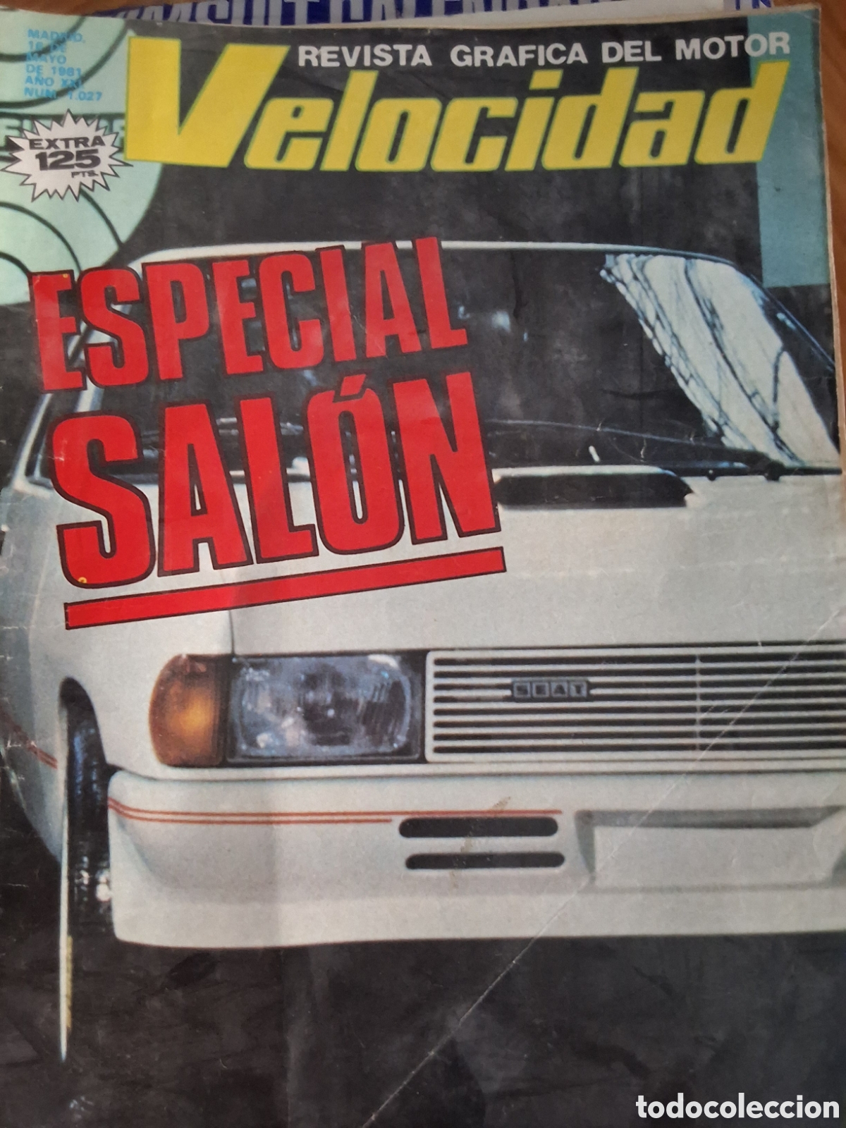 Coches: Velocidad revista gr&aacute;fica motor n&uacute;mero 1027 a&ntilde;o 1981/5 especial salon