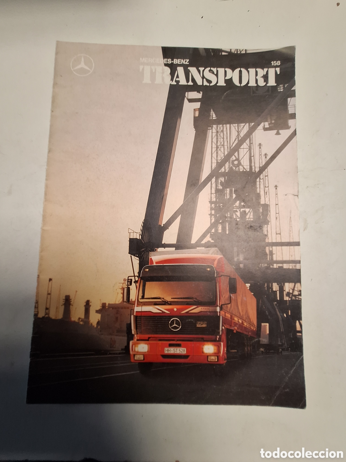 Coches: Revista transport n. 158 de 1988 camion Mercedes benz