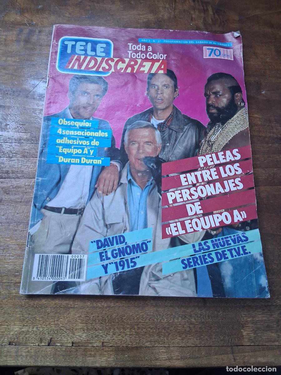 Coches: Revista Tele indiscreta 37 Equipo A Madonna Michael Nouri