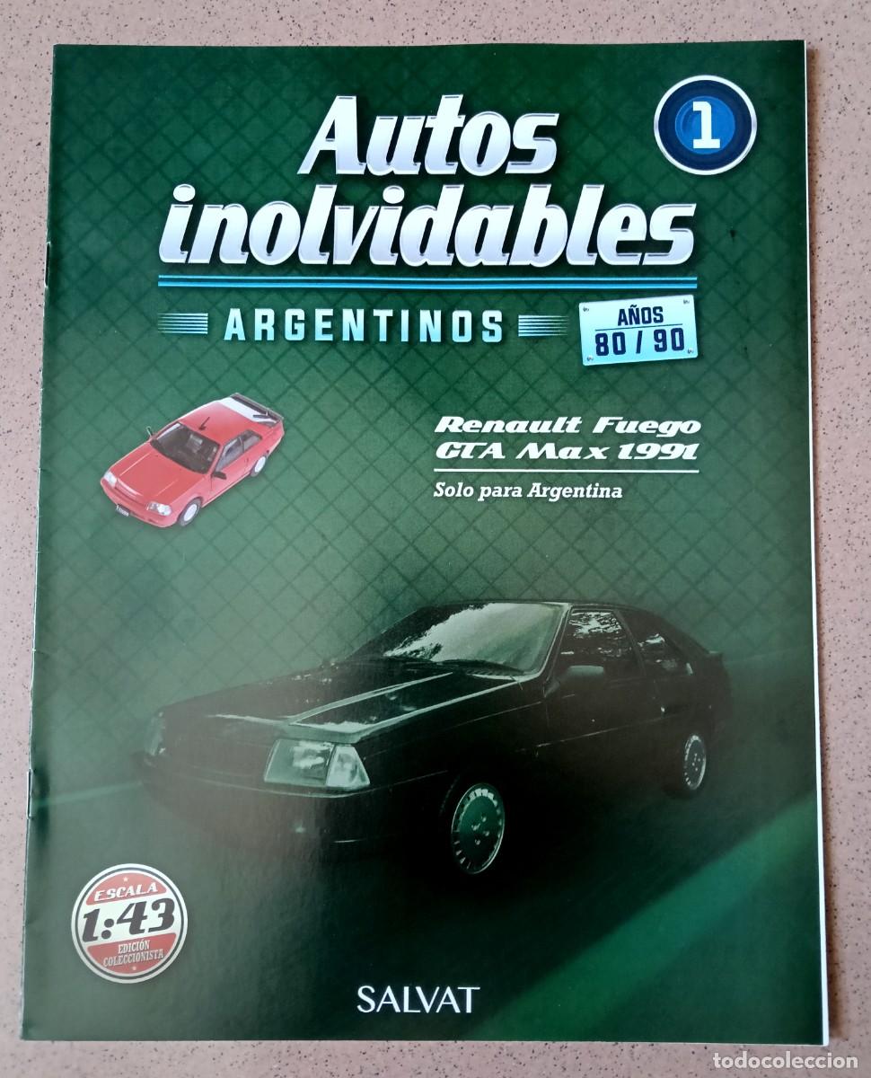 Coches: Fasc&iacute;culo 1 Renault Fuego GTA Max 1991 Autos inolvidables argentinos a&ntilde;os 80/90 Salvat Nuevo