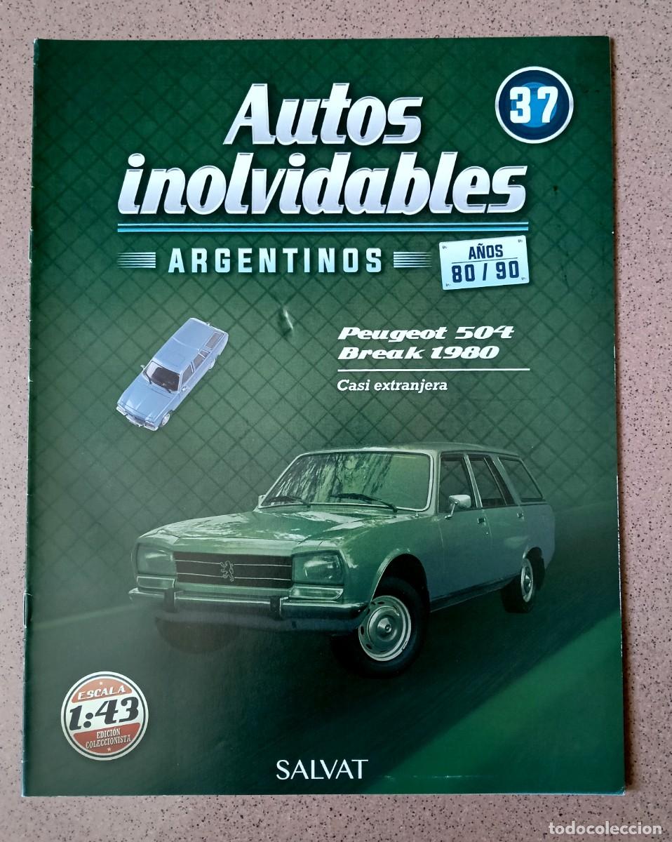 Coches: Fasc&iacute;culo 37 Peugeot 504 Break 1980 Autos inolvidables argentinos a&ntilde;os 80/90 Salvat Nuevo