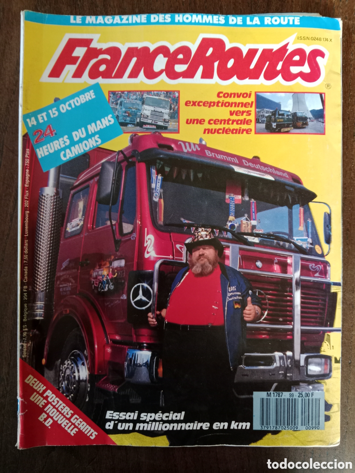 Coches: Revista france routes n. 99 de 1989 cami&oacute;n daf