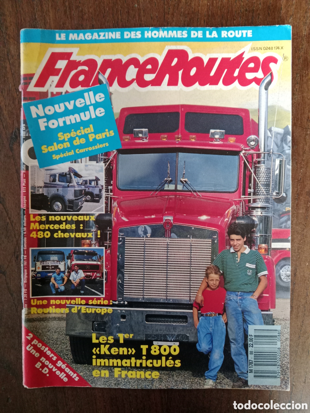 Coches: Revista france routes n. 88 de 1988 cami&oacute;n man
