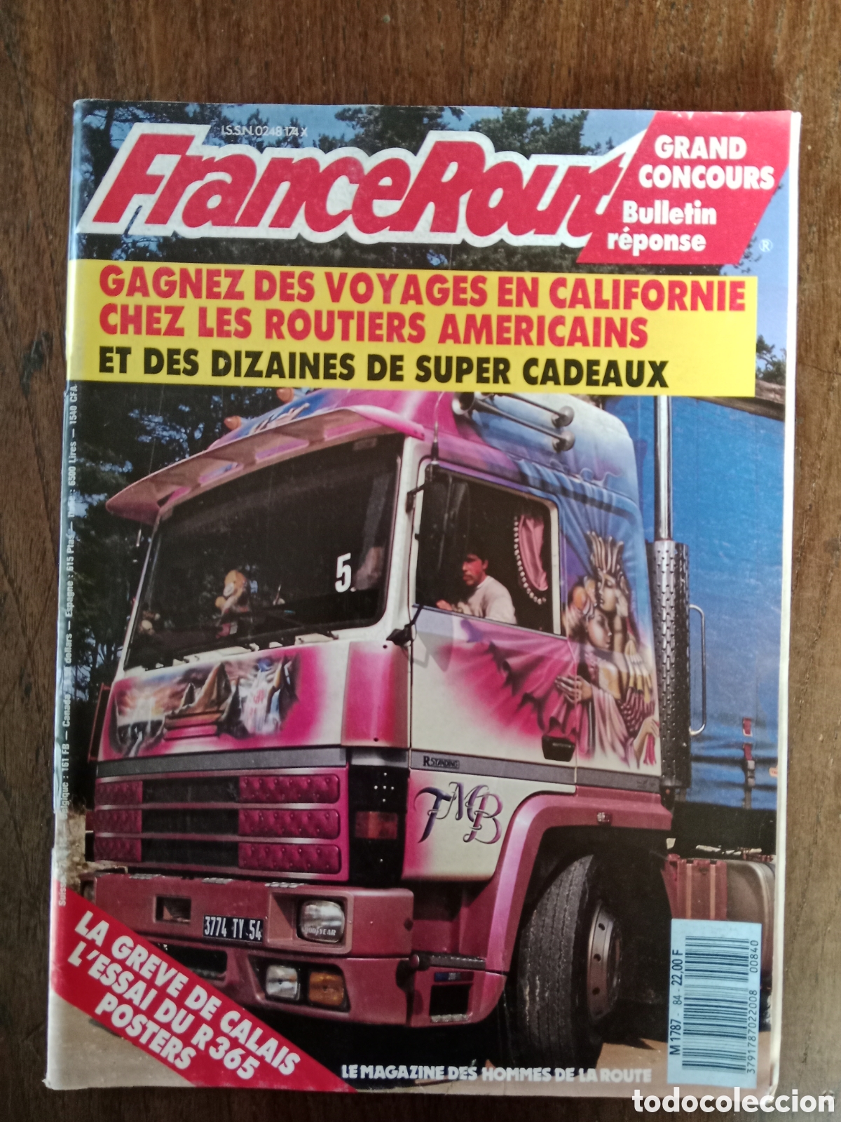 Coches: Revista france routes n. 84 de 1988 cami&oacute;n Renault