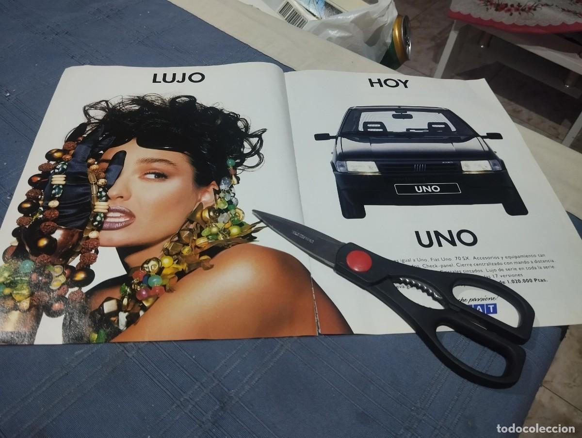 Cars: LOCOCHE FIAT UNO 70 SX ANUNCIO PUBLICIDAD REVISTA 1991 BONITO PARA ENMARCAR