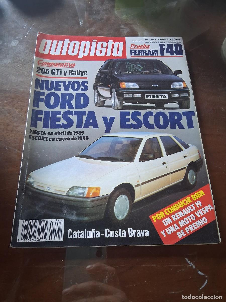Coches: Revista coche autopista 1544 audi coupe Ferrari F 40 F40 Peugeot 205 GTi Rallye