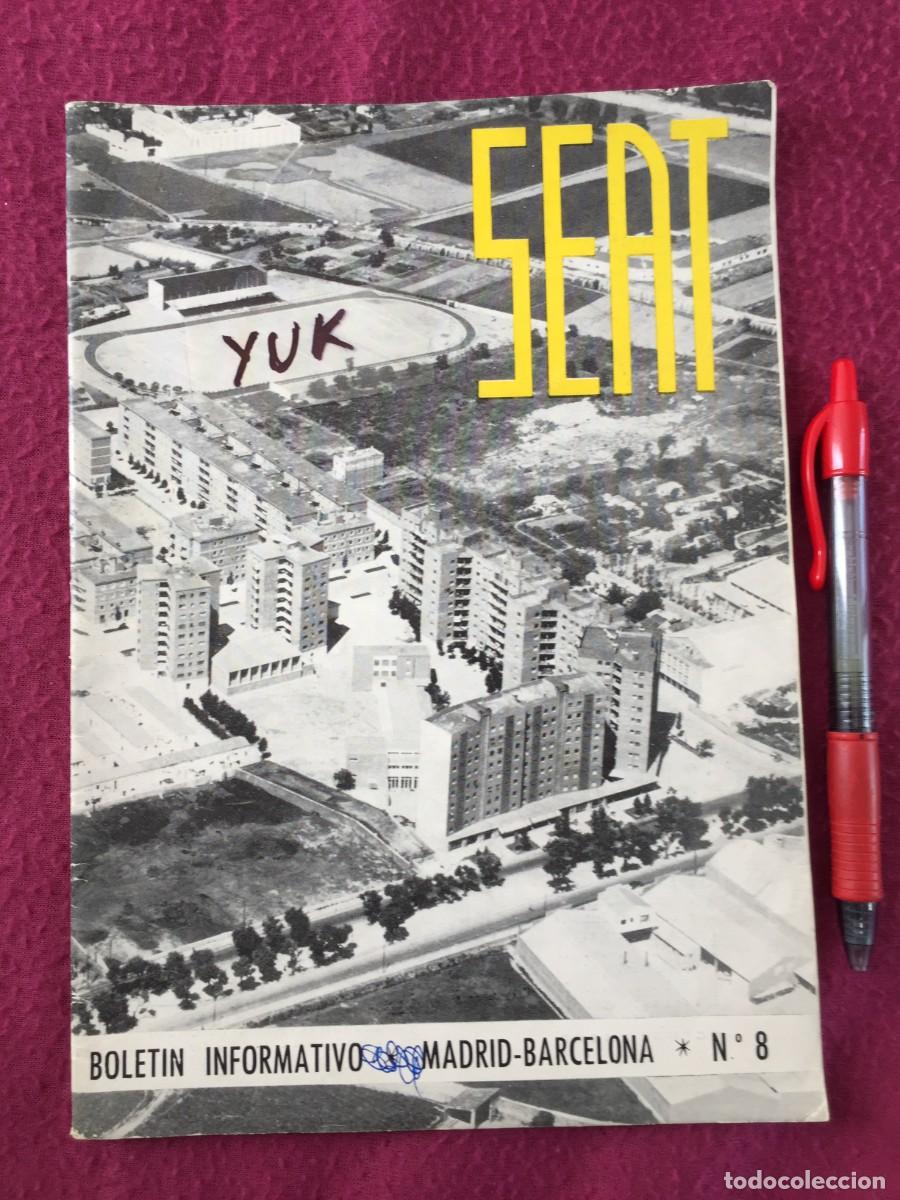 Coches: REVISTA SEAT BOLETIN INFORMATIVO EMRPESA N&ordm; 8 DEL A&Ntilde;OS 1960
