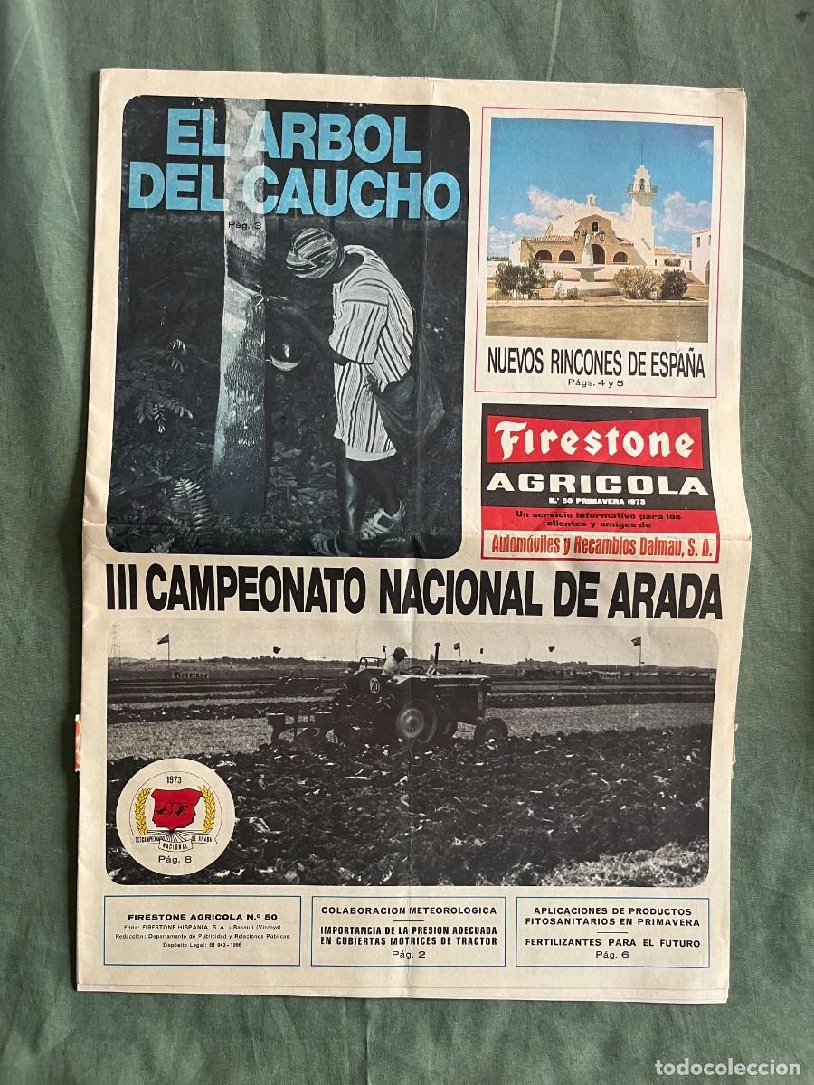 Coches: REVISTA FIRESTONE AGR&Iacute;COLA N&ordm;80 1973 AUTOMOVILES Y RECAMBIOS DALMAU SA (LERIDA)