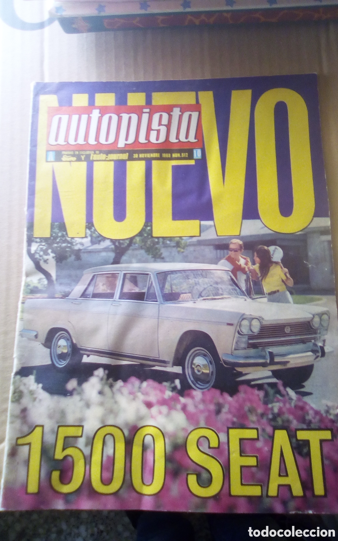 Coches: Autopista 512. 30-11-1968. Nuevo SEAT 1500 modelo 1969. El nuevo Renault 12. Ferruccio Lamborghini