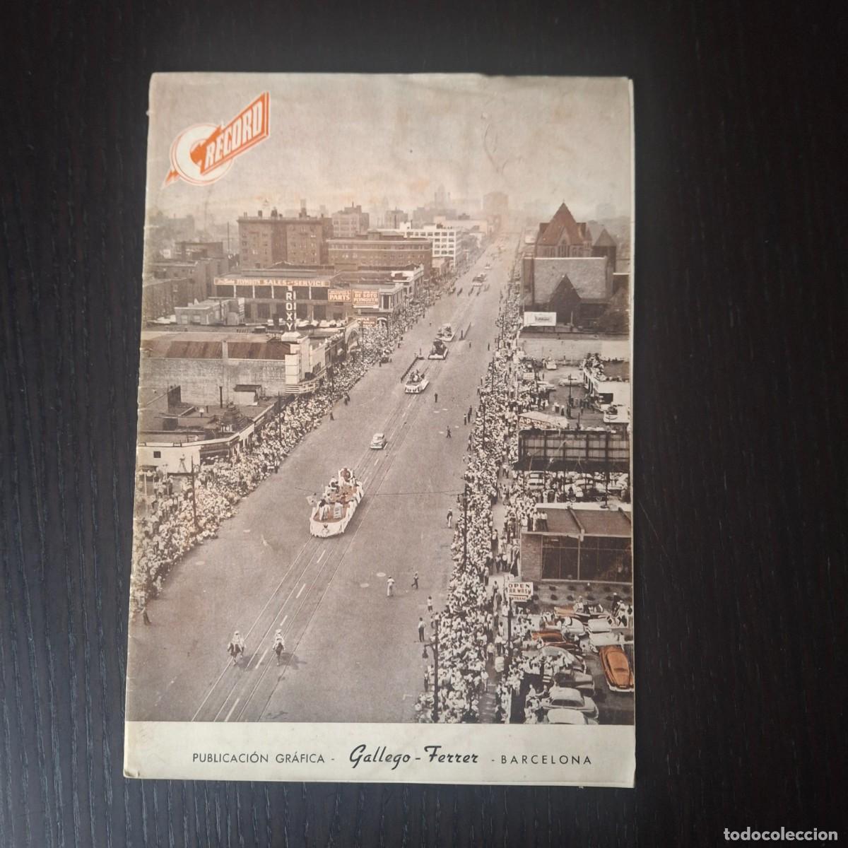 Coches: RECORD OCTUBRE 1951 - GRAN PREMIO PE&Ntilde;A RHIN PEGASO SALON PARIS REVISTA AUTOMOVIL MOTOR