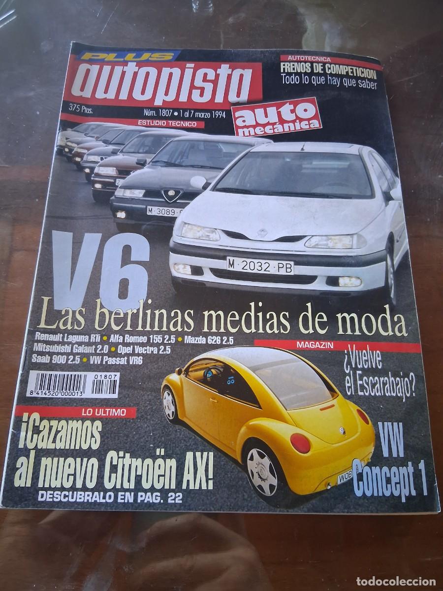 Cars: Revista coche autopista 1807 Citro&euml;n AX BMW serie 3 Balba Gonz&aacute;lez Mercedes SL 300 alas de Gaviota