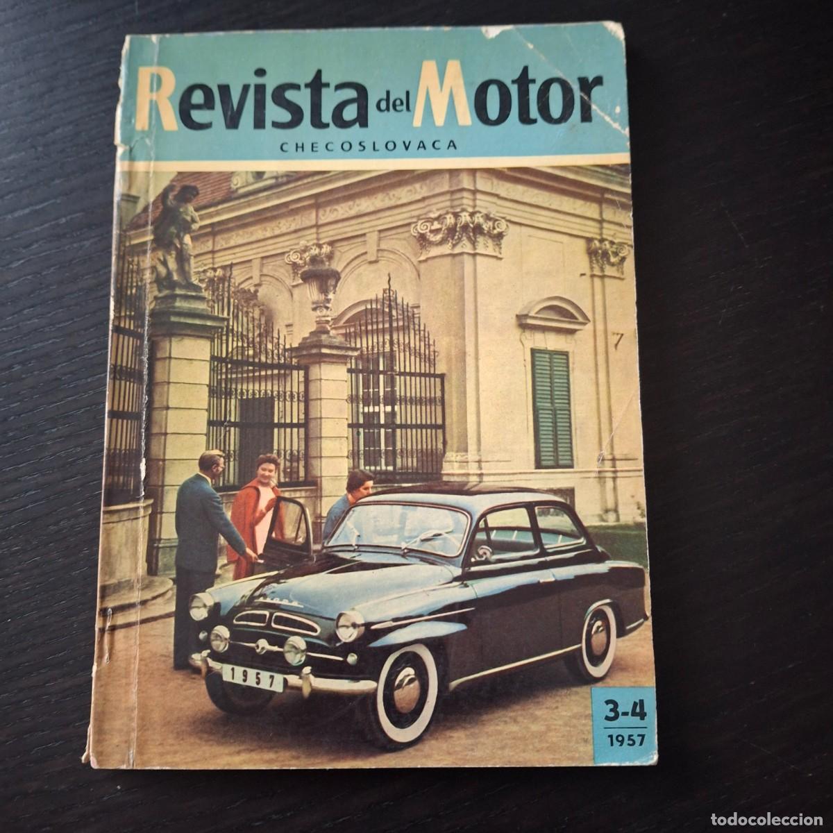Coches: REVISTA DEL MOTOR CHECOSLOVACA N&ordm; 3-4 1957 - TIPO AUTOCATALOGO SKODA TATRA CAMION COCHE AUTOMOVIL
