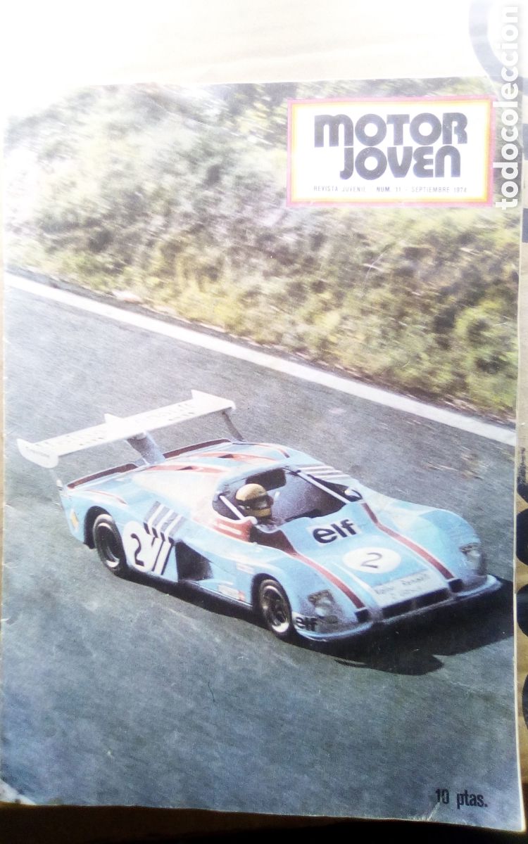 Coches: Motor joven, n&deg; 11. Septiembre 1974. VI Copa nacional Renault 8 TS. El Jarama curva a curva. Alpine