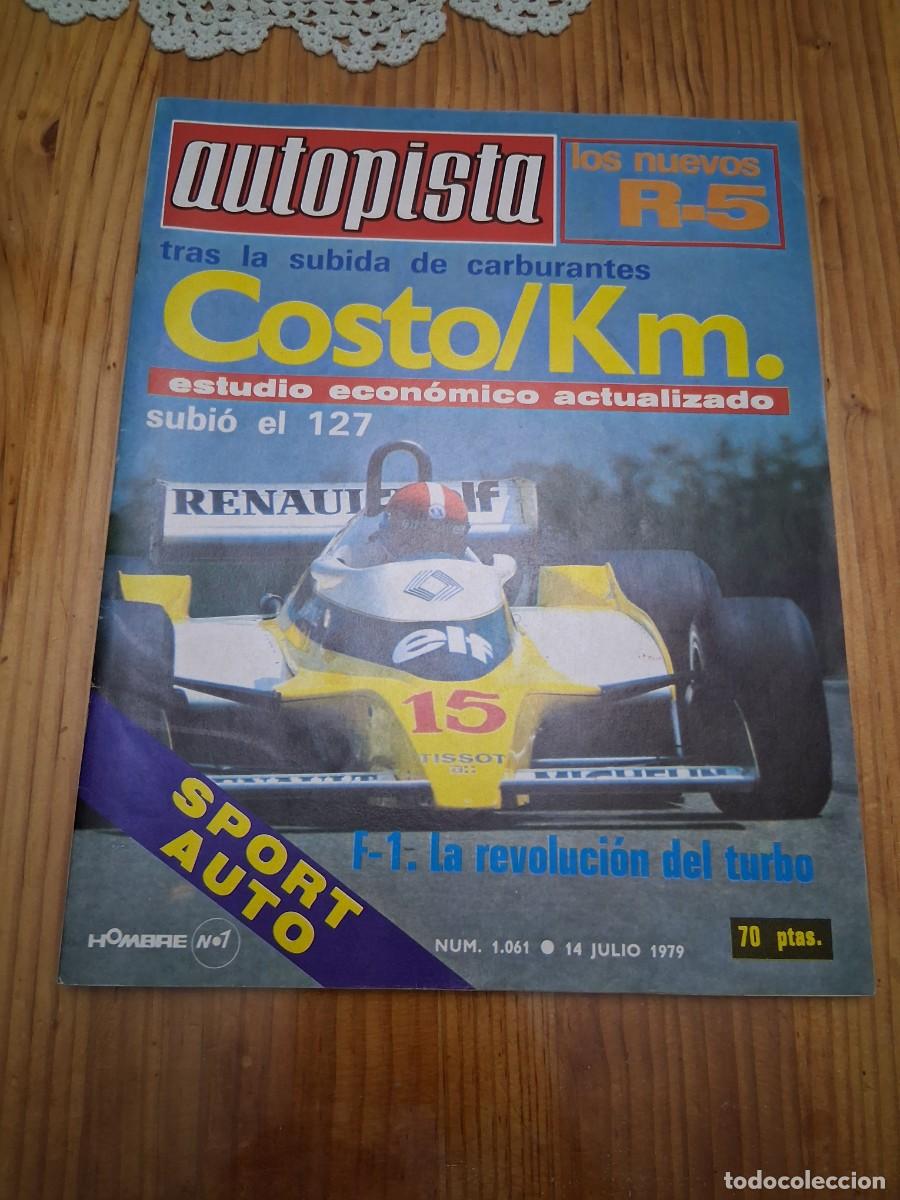 Coches: Revista coche autopista 1061 Renault R 5 Talbot Jean Pierre Jabouille BMW M1