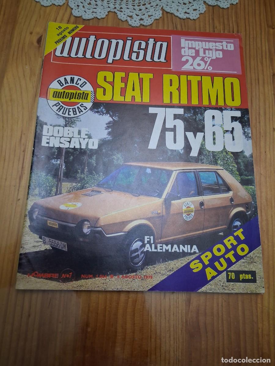 Coches: Revista coche autopista 1064 Seat Ritmo Autocaravana Seida