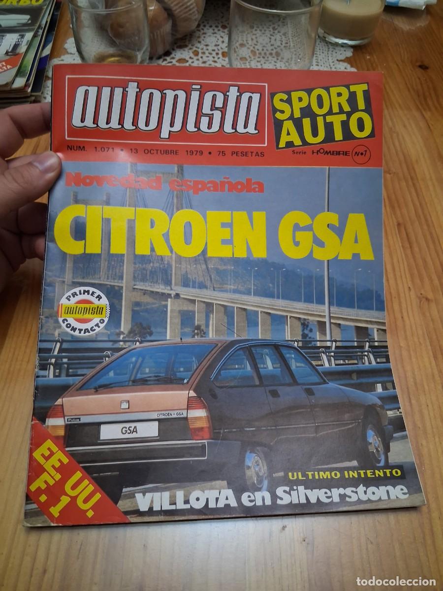 Coches: Revista coche autopista 1071 Citro&euml;n GSA Villota