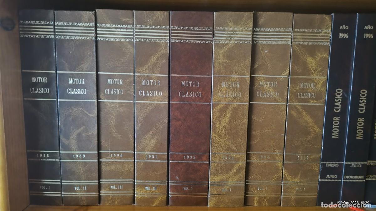 Coches: Lote Completo Revistas MOTOR CL&Aacute;SICO (A&ntilde;os 1988 a 2005) - Encuadernaci&oacute;n Artesanal en Tomos - &iexcl;Gran