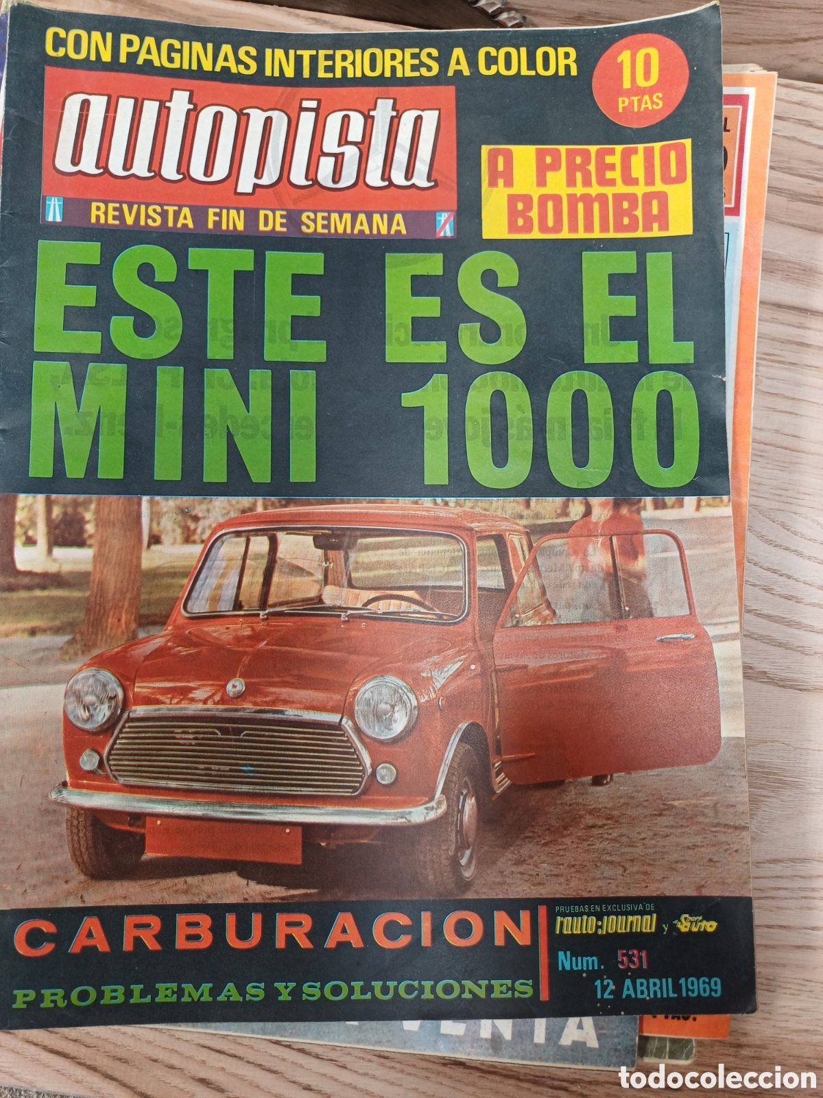 Coches: 11 revista, autopista, a&ntilde;os 70..ver fotos