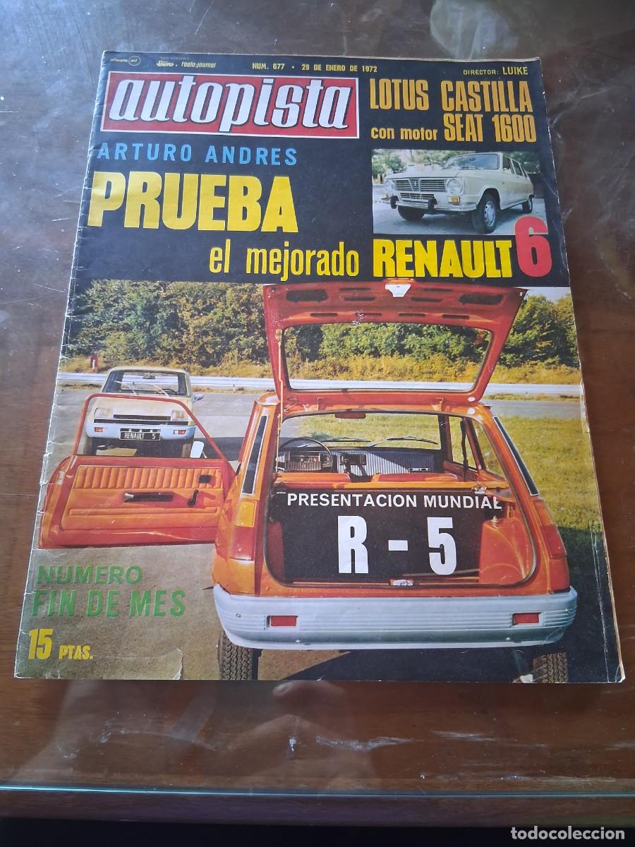Coches: Revista coche autopista 677 a&ntilde;o 1972 Renault R 5 6 Buggy Batracio