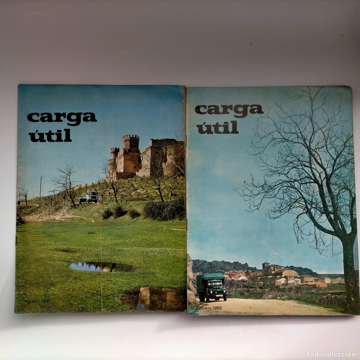 Coches: REVISTA CARGA UTIL 2 UNIDADES - FEBRERO Y AGOSTO DE 1968