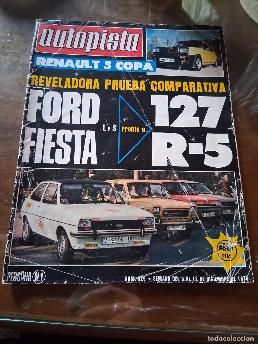 Coches: Revista coche Autopista 929 a&ntilde;o 1976 Renault 5 copa Anuncio citroen CX