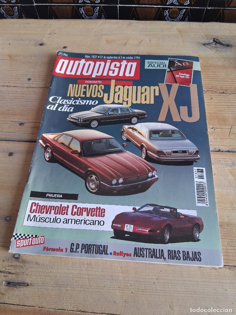 Coches: Revista coche autopista 1837 a&ntilde;o 1994 Chevrolet Corvette Range Rover Jaguar XJ Audi A8