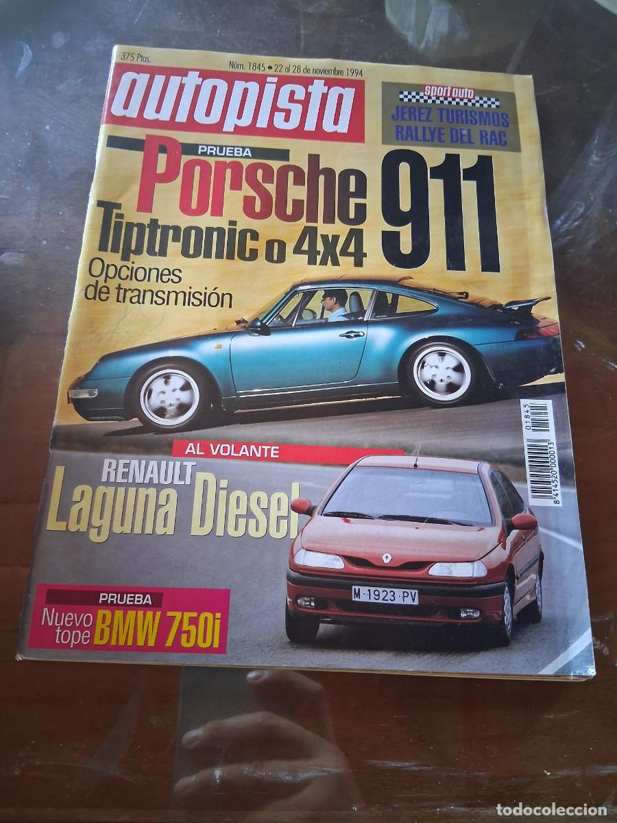 Coches: Revista coche autopista 1845 a&ntilde;o 1994 Porsche 911 Toontown Walt Disney Sal&oacute;n de Barcelona Zhuhai