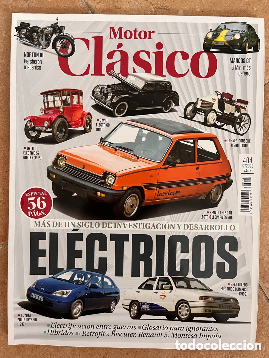 Coches: Revista Motor Cl&aacute;sico 404 diciembre 2022