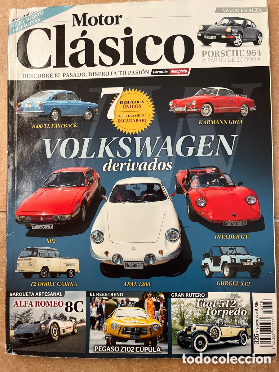 Coches: Revista Motor Cl&aacute;sico 325 Julio/Agosto 2015