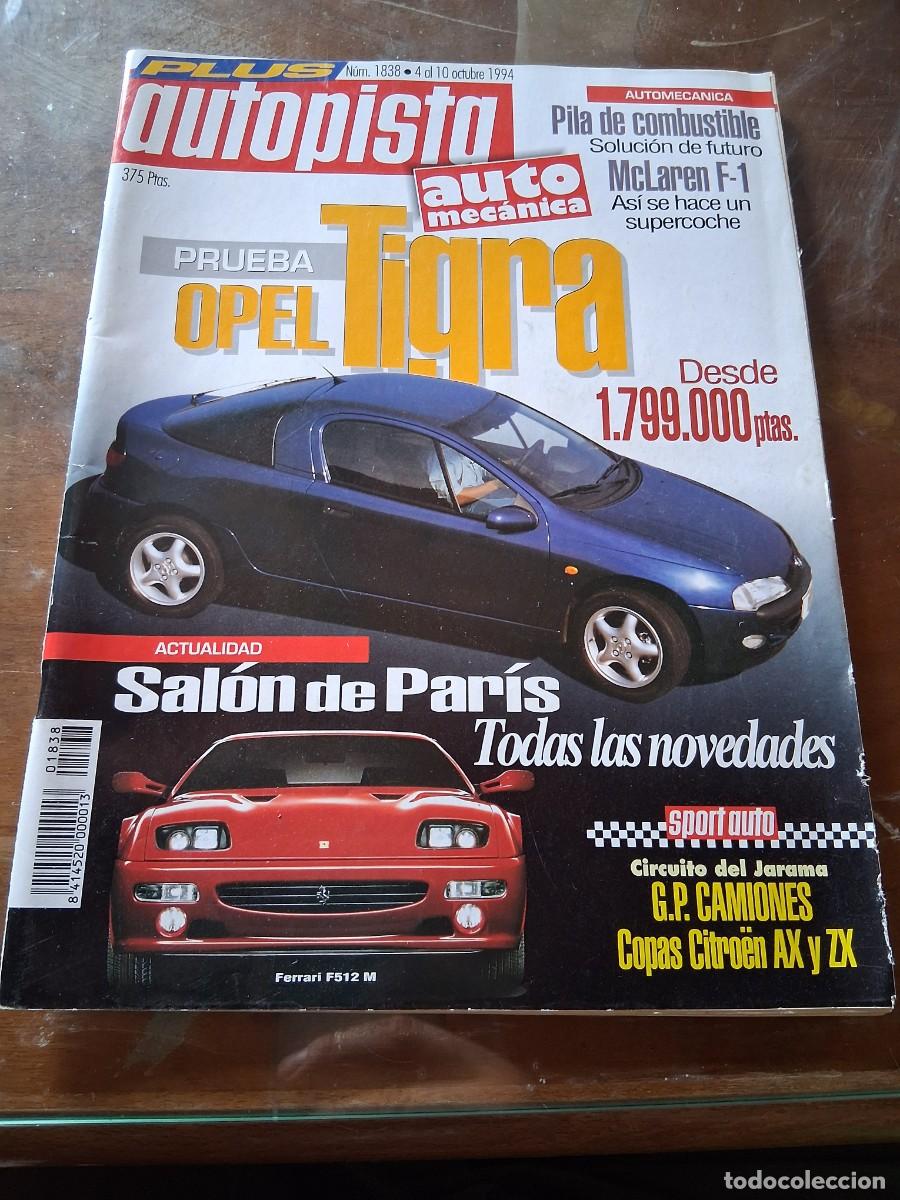 Coches: Revista coche autopista 1838 Opel tigra Jaguar XJ Honda Odyssey Citro&euml;n XM Lexus LS