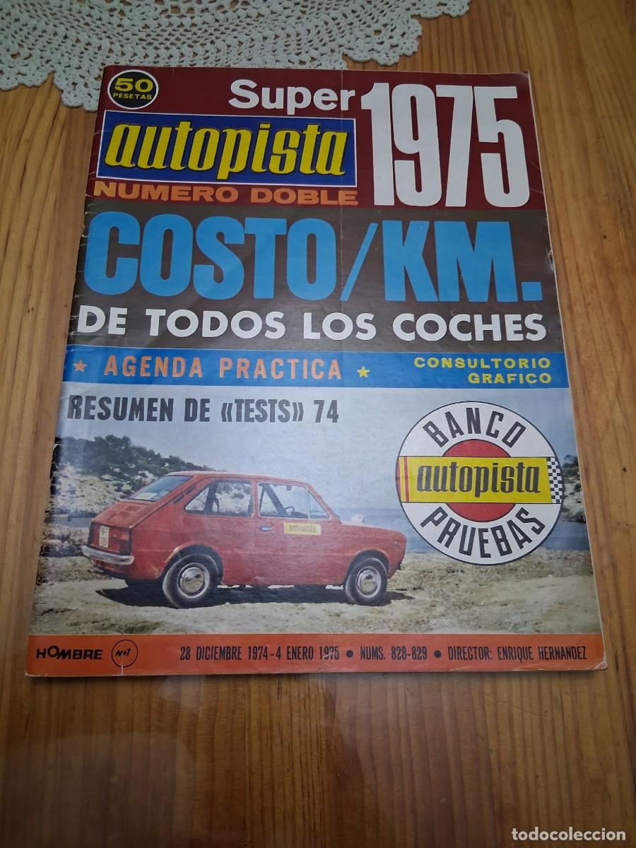 Coches: Revista coche autopista 828 829 poster Seat rallye anuncio derbi