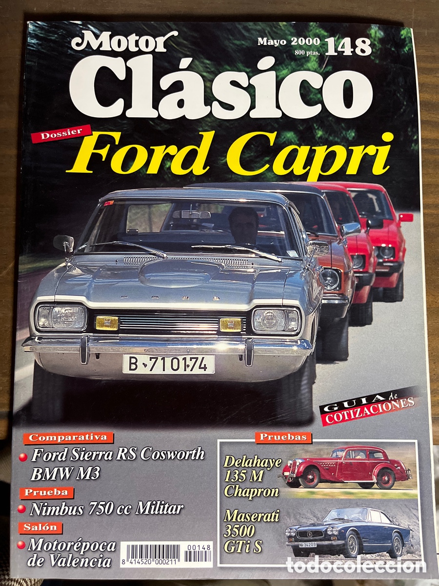 Coches: REVISTA MOTOR CL&Aacute;SICO 148 MAYO 2000
