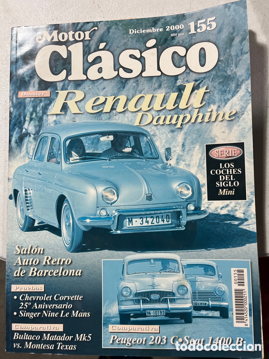 Coches: REVISTA MOTOR CL&Aacute;SICO 155 DICIEMBRE DE 2000