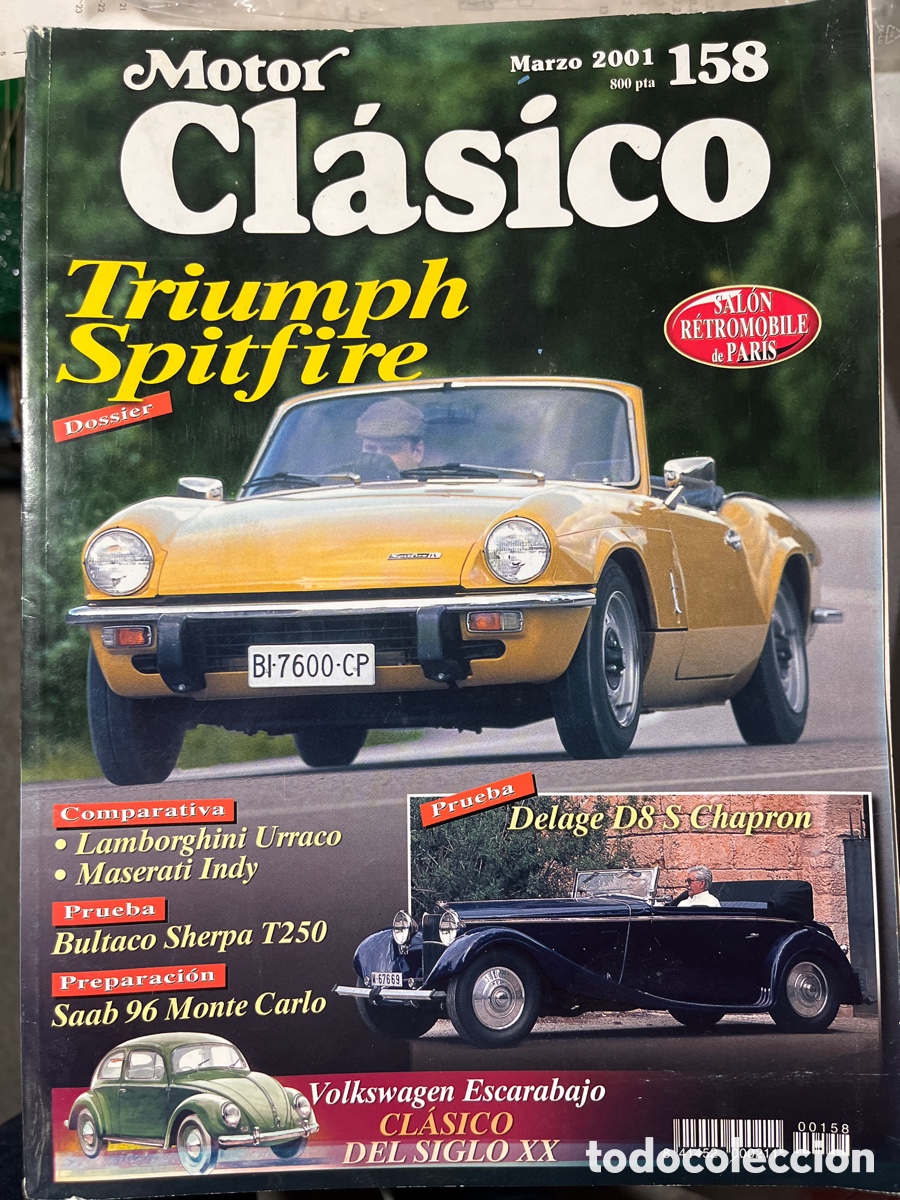 Coches: REVISTA MOTOR CL&Aacute;SICO 158 MARZO DE 2001