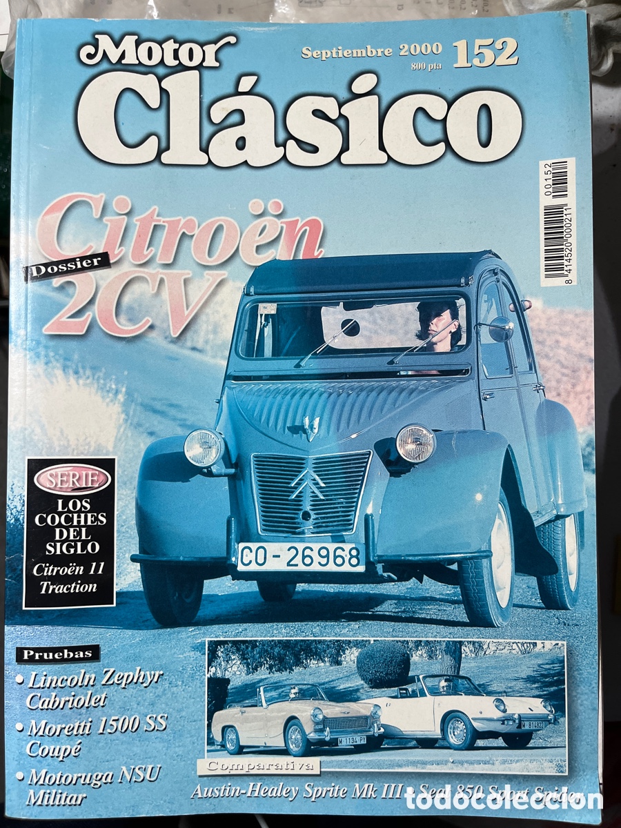 Coches: REVISTA MOTOR CL&Aacute;SICO 152 SEPTIEMBRE DE 2000