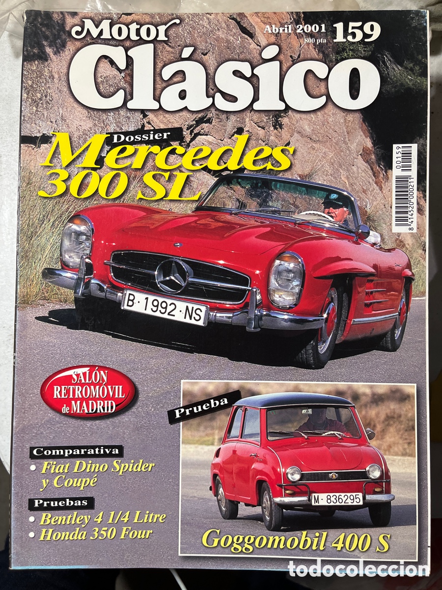 Coches: REVISTA MOTOR CL&Aacute;SICO 159 ABRIL DE 2001