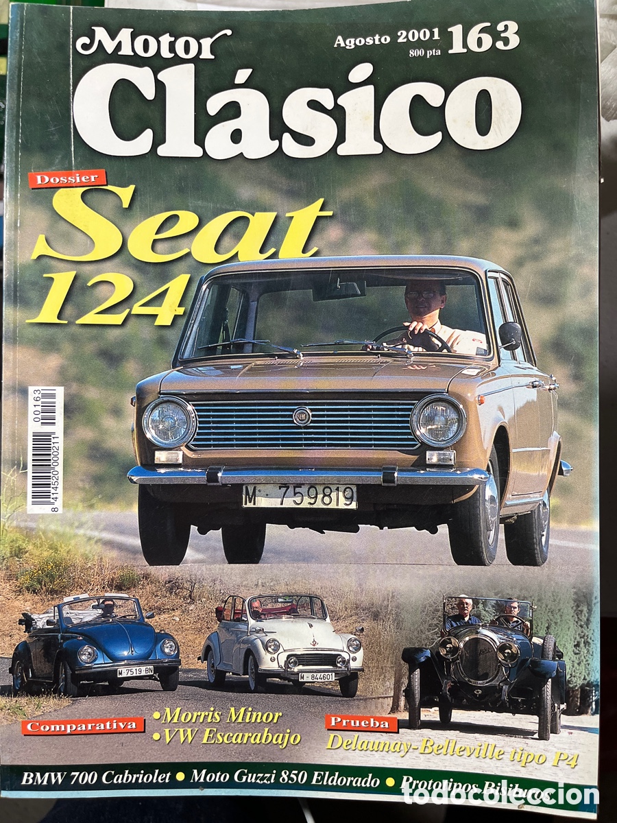 Coches: REVISTA MOTOR CL&Aacute;SICO 163 AGOSTO DE 2001