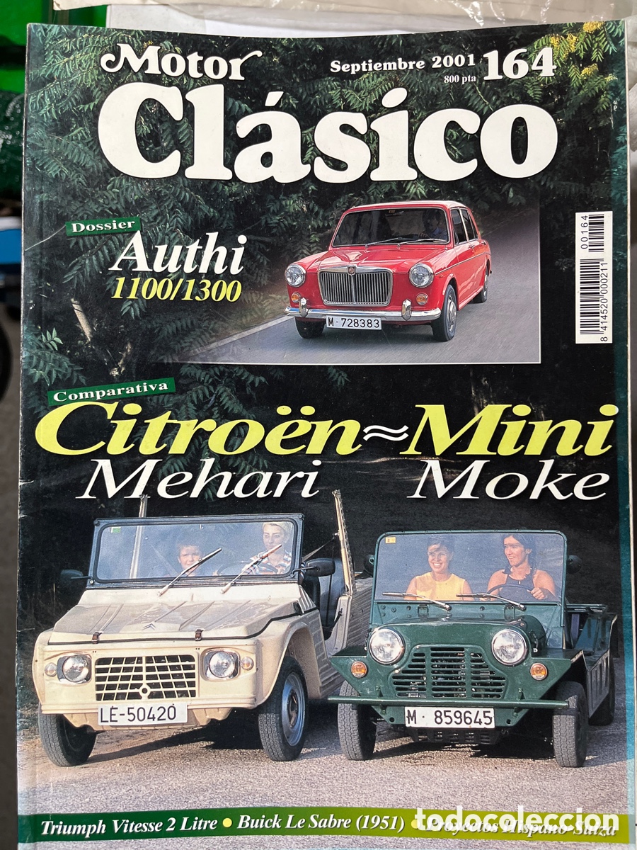 Coches: REVISTA MOTOR CL&Aacute;SICO 164 SEPTIEMBRE DE 2001