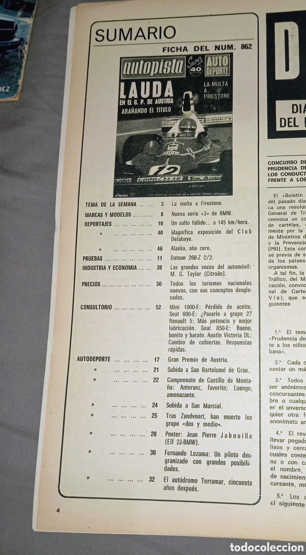 Coches: AUTOPISTA/ N&deg;862 / 1975 - Foto 5