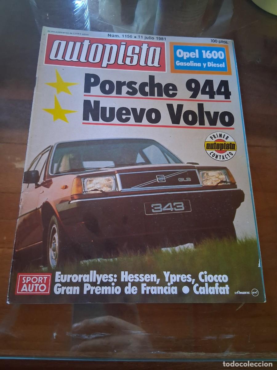 Coches: Revista coche autopista 1156 porsche 944 Jean Boillot Peugeot