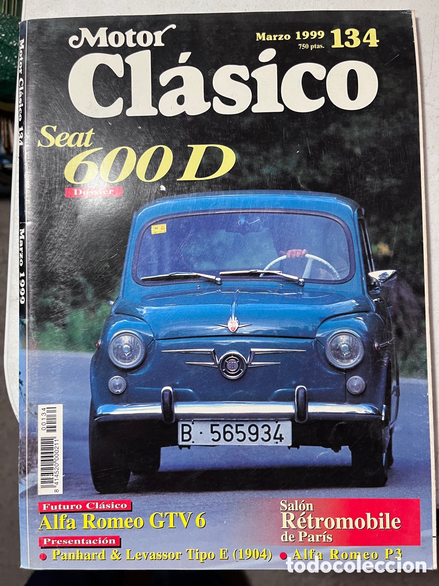 Coches: REVISTA MOTOR CL&Aacute;SICO 134 MARZO DE 1999