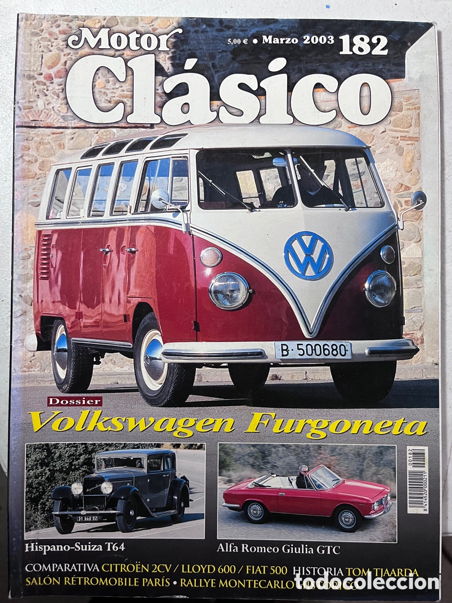 Coches: REVISTA MOTOR CL&Aacute;SICO 182 MARZO DE 2003