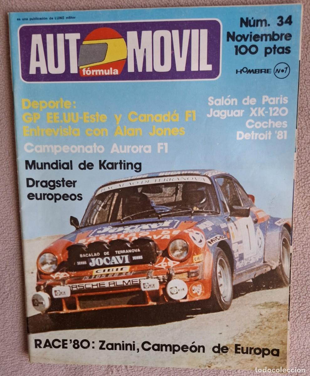 Voitures: Revista Automovil N&ordm;34 noviembre 1980