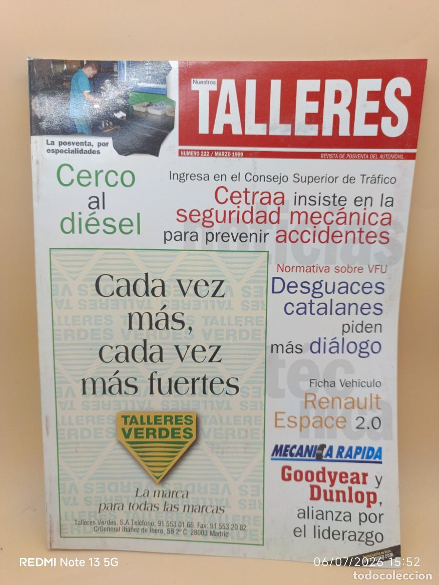 Coches: REVISTA NUESTROS TALLERES N.222