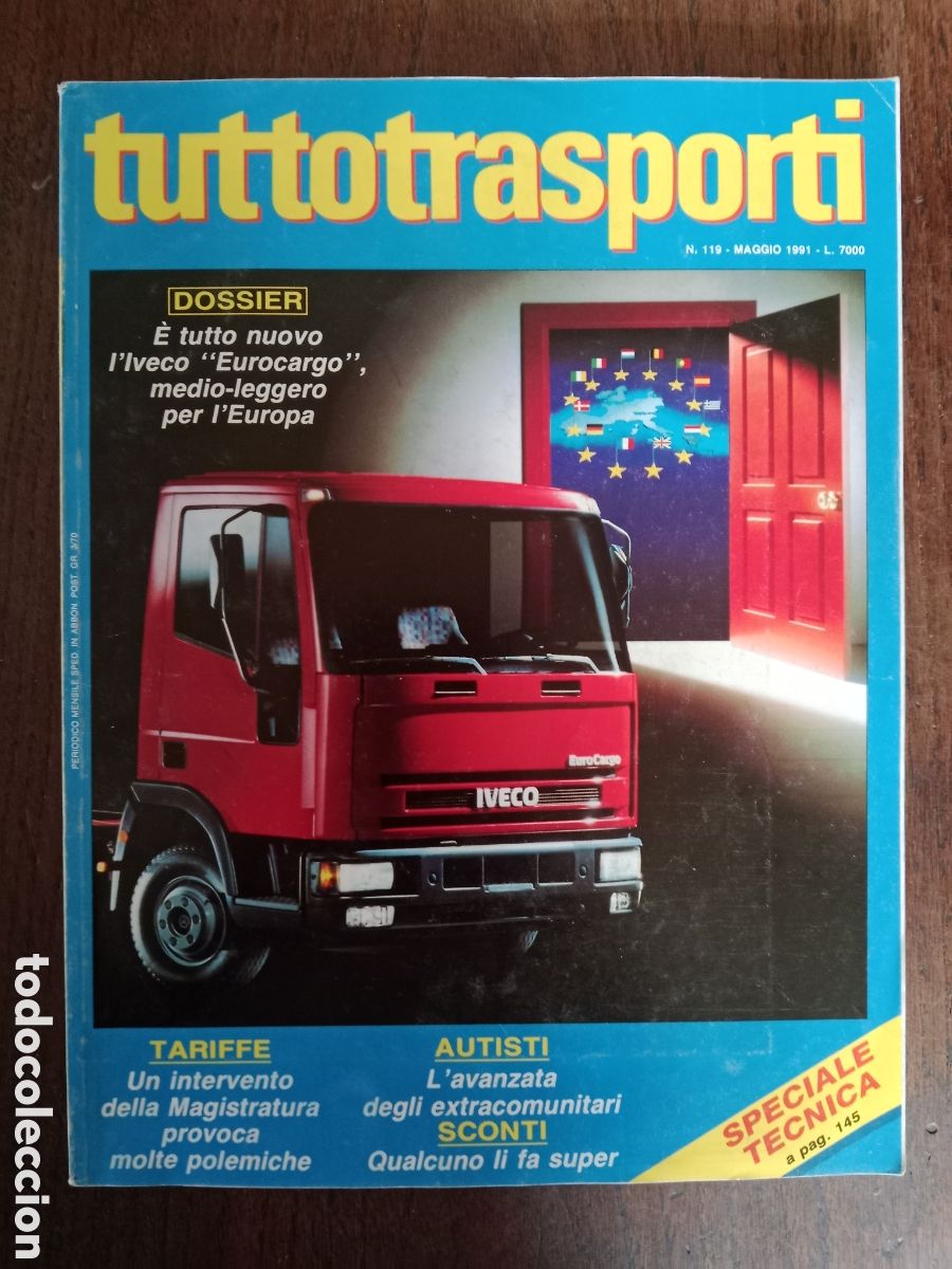Coches: Revista tuttotransporti n. 119 de 1991 camion
