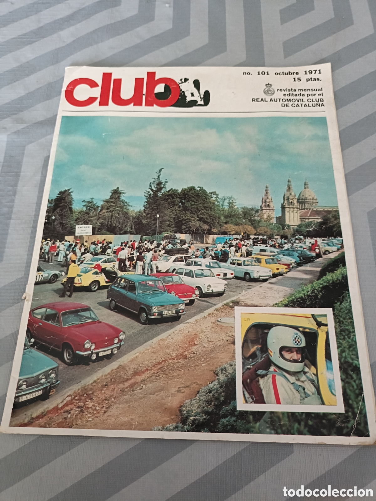 Auto: Revista club RACC num 101 de octubre de 1971 con publicidad Seat y Siata