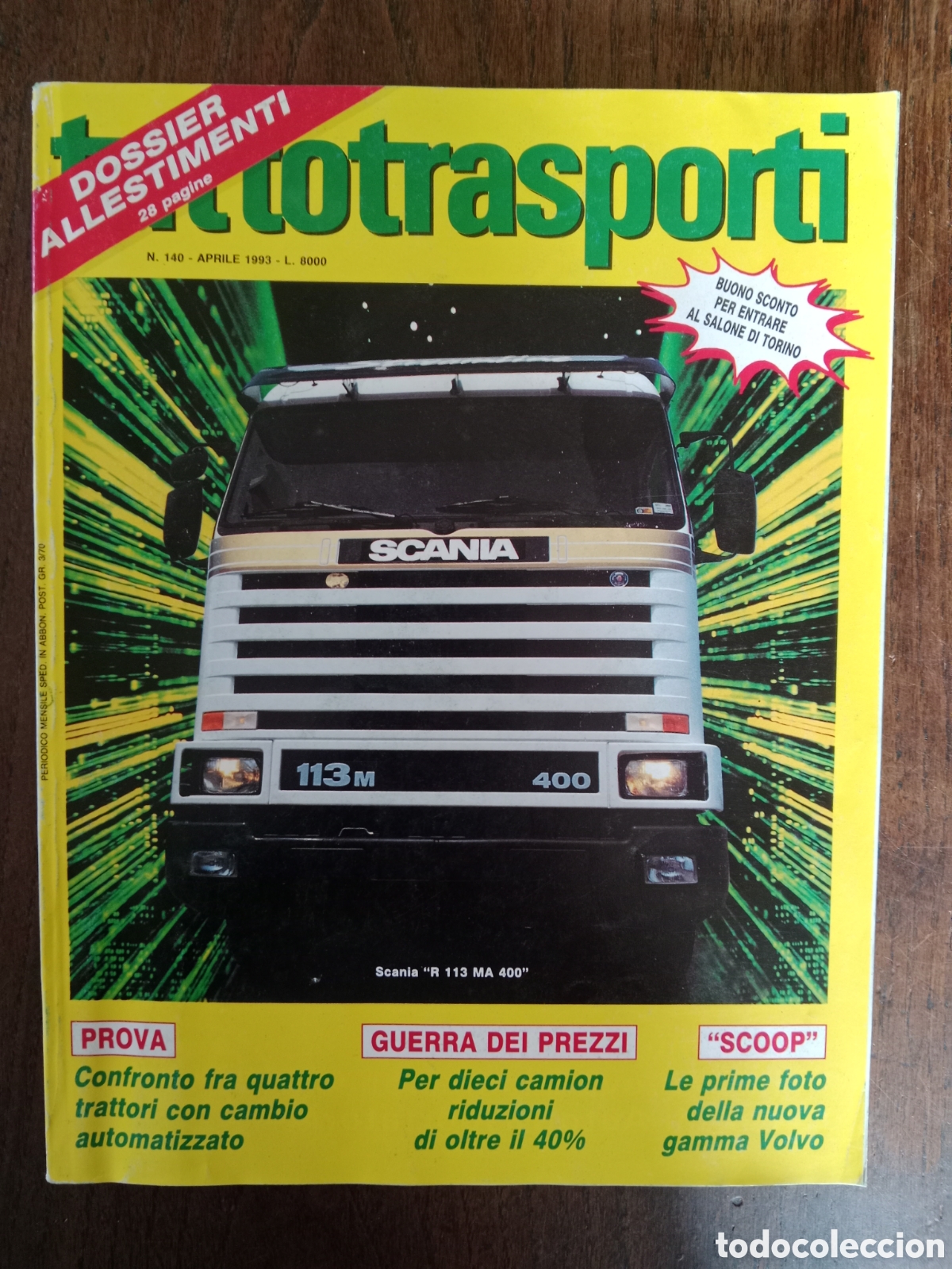 Coches: Revista tuttotransporti n. 140 de 1993 cami&oacute;n