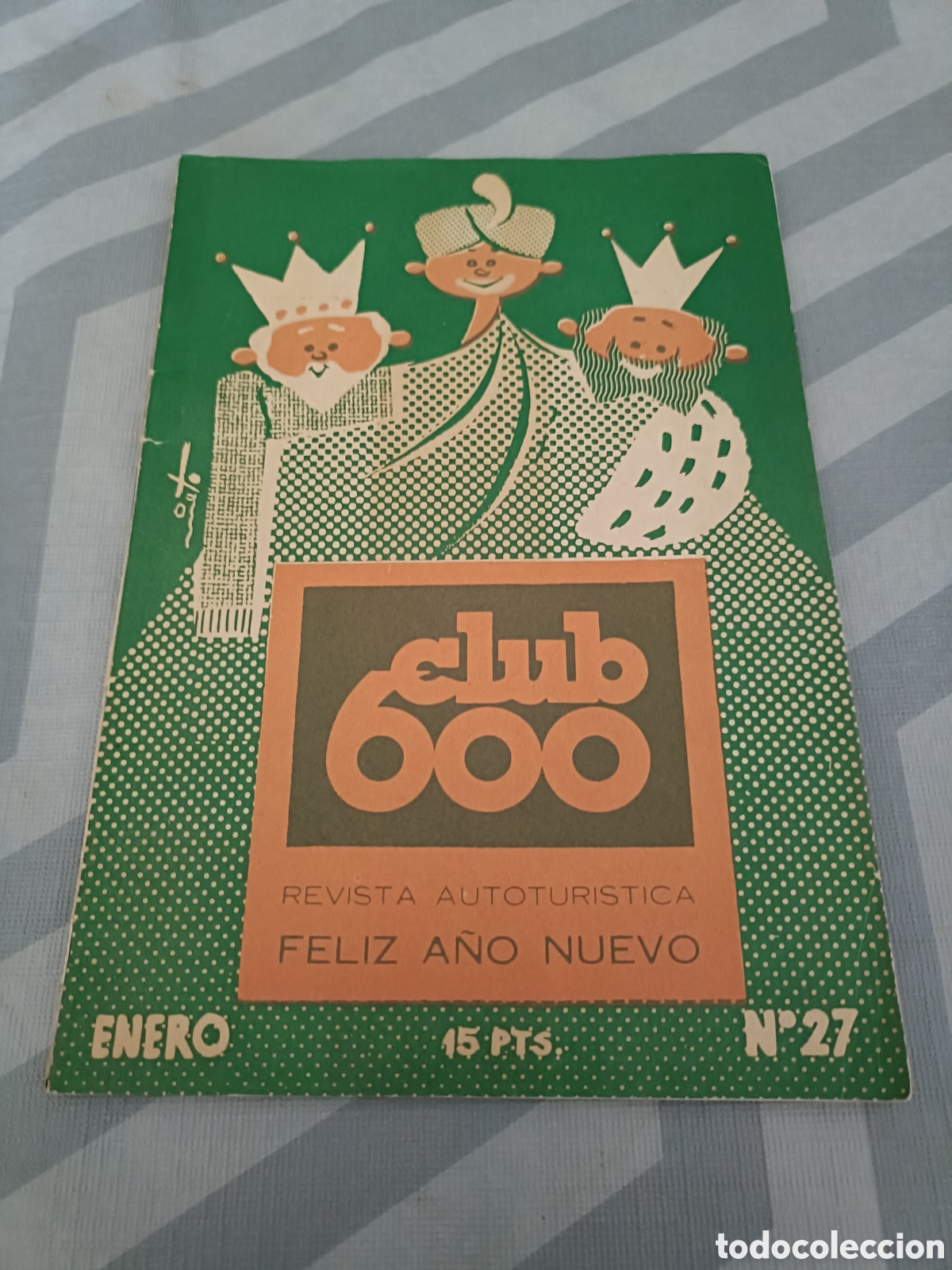 Autos: Revista club Seat 600 Madrid n&uacute;m 27 enero 1964