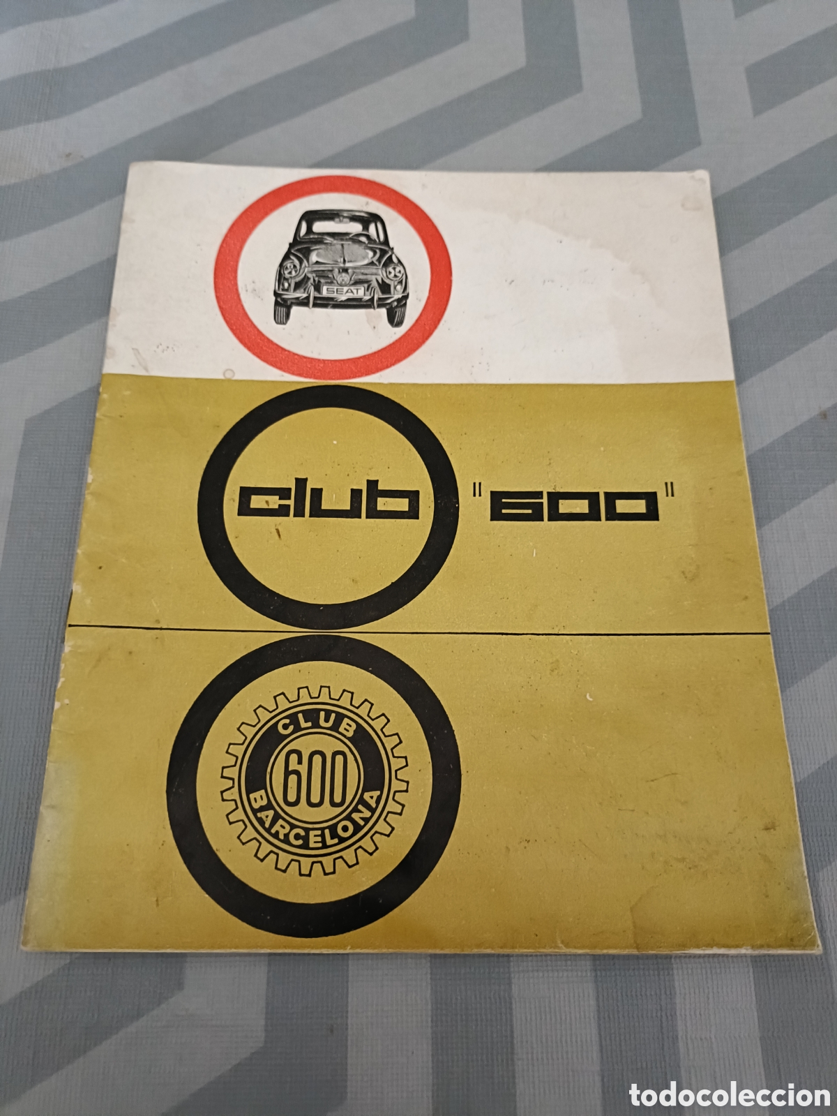 Cars: Revista club Seat 600 de Barcelona de 1966